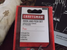 craftsman hook pick set packaging detail 41634