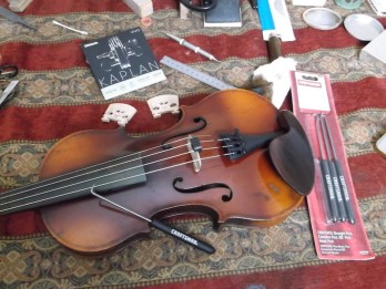 yorke violin with d'addario kaplan vivo strings